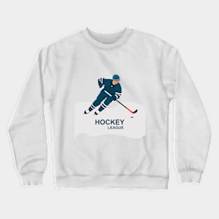 Ice hockey player in action Crewneck Sweatshirt